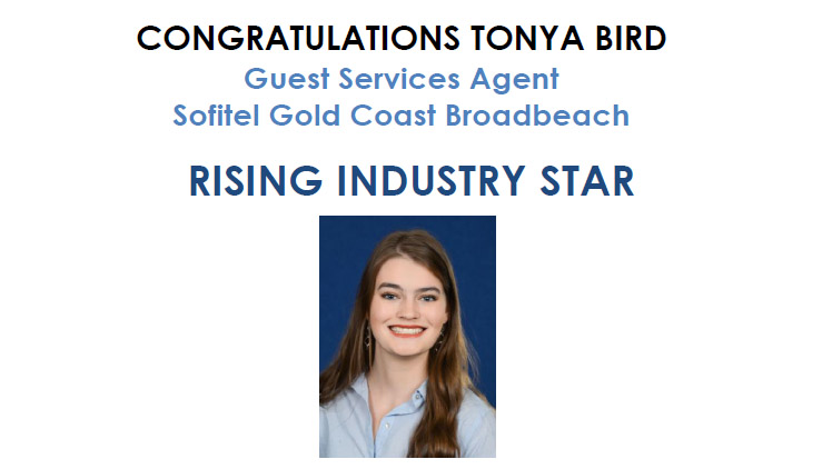 The Winner of The Hotel School Internship Rising Industry Star – Tonya Bird